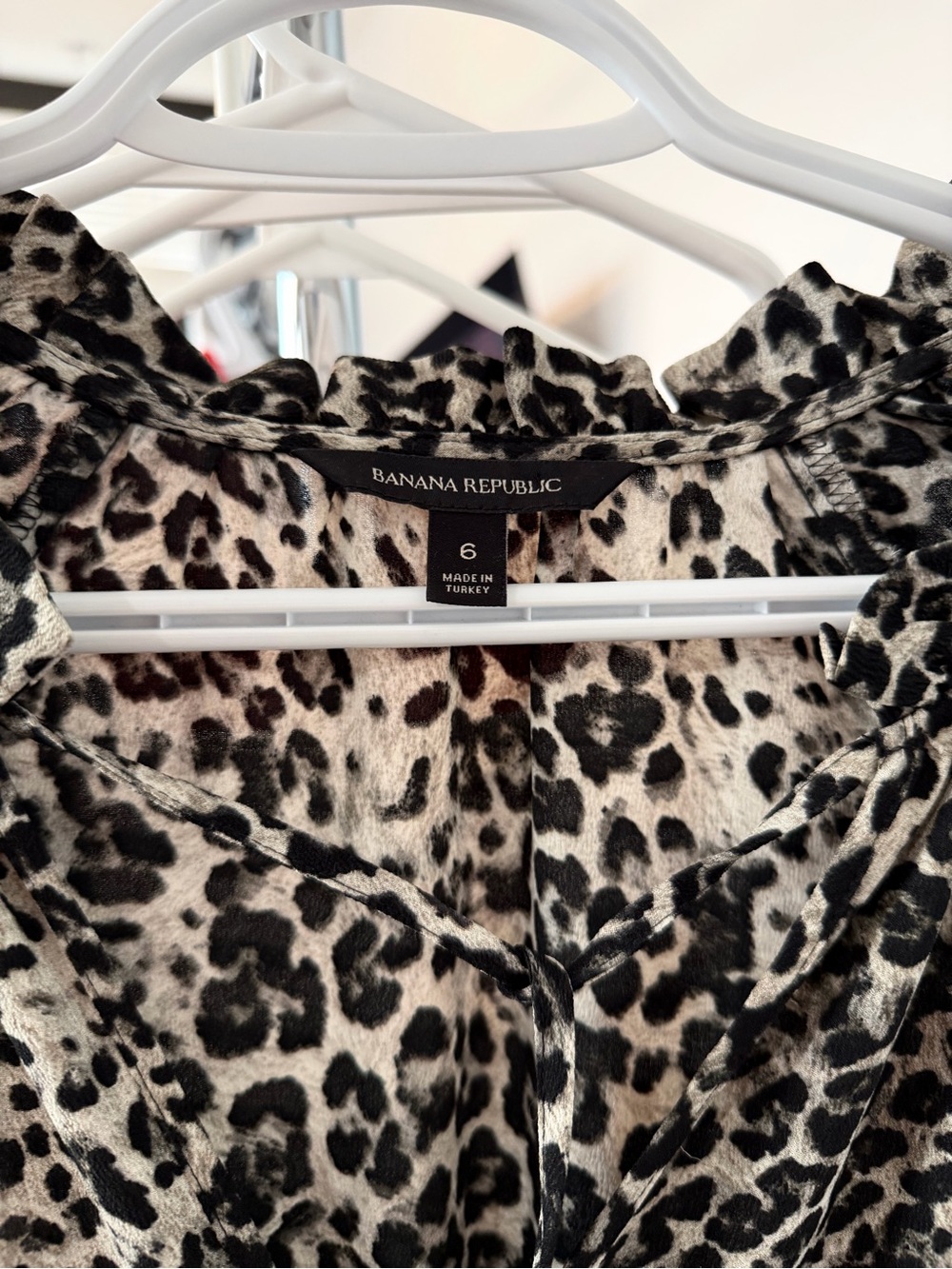 Banana Republic | Leopard Print Midi to Maxi Dress | 6 - Picture 2 of 6